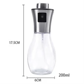 Çok Amaçlı Spreyli Sızdırmaz Cam Şişe Yağdanlık Limon Sirke Sos Püskürtücü Dağıtıcı Sprey (5250) - 4