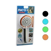 ORTA BOY YUVARLAK- BOMBELİ=10.7CM DUŞ BAŞLIK KADEMELİ KROM GÖVDE- RENKLİ KENAR VAKUMLU SAP:13CM (5250) - 1