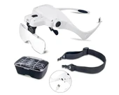 Işıklı Gözlük Büyüteç 5 Farklı Lens 9892B - 2