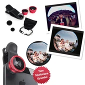 Balık Gözü Cep Telefonu Lensi (Tüm Modellere Uyumlu) (5250) - 2