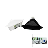 SÜZGEÇLİ LAVABO DÜZENLEYİCİ PLASTİK KÖŞE RAFI VANTUZLU (5250) - 1