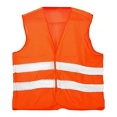 FOSFORLU TURUNCU İKAZ YELEK (5250) - 1