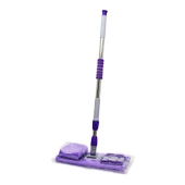 130CM SAPLI 360° DÖNER SAPLI PALET MOP - M.FİBER PASPAS YEDEK BEZLİ DUVAR SİLME MOP (5250) - 1