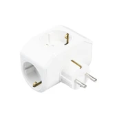 BEYAZ YONCA PLUS 3LÜ TOPRAKLI PRİZ FİŞ 03-ZM (5250) - 1