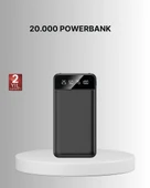 Taşınabilir 20.000 mAh Hızlı Şarj Powerbank 4 Çıkışlı - 1