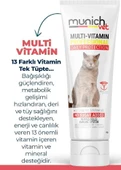 Munich Vet 3’lü Kedi Seti Tüy Sağlığı DAmlASI(50ml) Malt PASTA(100gr) Multi Vitamin PASTA(100gr) thumbnail 4