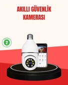 Hareket Algılamalı Kablosuz Akıllı Ev Güvenlik Kamerası - 1