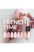 Claresa Kalıcı Oje French Time Yarı Şeffaf Nude Parıltılı Pembe 08 5gr - 2