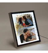 Led Işıklı  Fotoğraflı kare Sihirli Ayna thumbnail 1