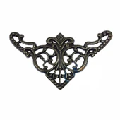 Dekoratif Köşe Süsü, Köşelik - Büyük, 31x55mm, Antik, 1 Adet - 1