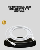 30W Hızlı Şarj Destekli 5.0A TypeC Kablo Veri Aktarım Özellikli - 1