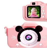 Çocuk Dijital Fotoğraf Makinası 20 Mp Video Kaydedici 2.0 İnç Çift Kameralı - 1
