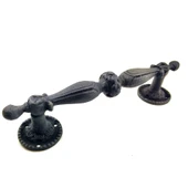 Antika Tarz Dekoratif Pirinç Sütun Çekme Kapı Kolu - 219x49 Mm, Oksit - 1