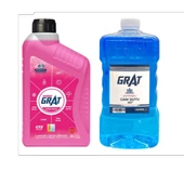 Organik Premium Kırmızı Antifriz 1 LT + Kışlık Cam Suyu Antifrizi 1 LT (-20°C) thumbnail 1