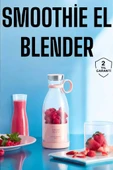 El Blender Bardak Blender Şarjlı Taşınabilir Meyve Sıkcağı Smoothie - 1