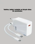 120W Mi Turbo Destekli Hızlı Şarj Cihazı Type-C Uyumlu Akım Korumalı - 2