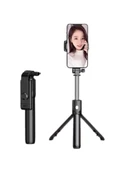 Selfie Çubuğu Tripod Bluetooth Kumandalı Selfie Çubuğu Telefon Tutucu - 3