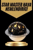 Hava Nemlendirici Renk Değiştiren Oda Kokusu Yıldızlı Projektör - 2