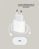 Yeni Nesil 20W USB-C Hızlı Şarj Cihazı iOS Tam Uyumlu - 4
