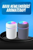 Humidifier LED Işıklı Mini Ortam Oda Kokusu Aromaterapi Buhardanlık - 1