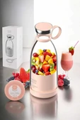 El Blender Taşınabilir Meyve Blender Şarj Edilebilir Taşınabilir Blender Elektrikli - 4