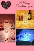 Sevgililer Gününe Özel Romantik Kristal Gece Lambası Sevgiliye Hediye - 2