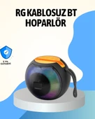 RGB Led Işıklı Güçlü Baslı Kablosuz Hoparlör thumbnail 1