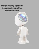 Gün Batımı Efekti Sunan Astronot LED Masa Lambası - 3