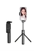 Selfie Çubuğu Tripod Bluetooth Kumandalı Selfie Çubuğu Telefon Tutucu - 3