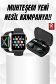 Kaliteli Akıllı Saat ve Kaliteli Bluetooth Kulaklık ANC Özelliği Uzun Pil Ömrü - 2