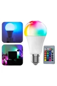 Akıllı RGB Led Ampul Led Uzaktan Kumandalı Renk Değiştiren Ampul - 1