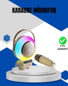 Kablosuz Mikrofonlu Astronot Tasarım Bluetooth Speaker Karaoke thumbnail 1