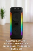 Ev ve Dış Mekan Kullanımına Uygun RGB Işıklı Hoparlör thumbnail 5