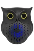 Siyah Bluetooth Hoporlör Baykuş Speaker Bluetooth 5.0 Bağlantılı - 5