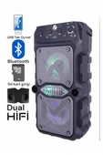 Ses Bombası Kablosuz Bluetooth Hoparlör Çift Çıkışlı Yüksek Ses Kaliteli Hoparlör - 3