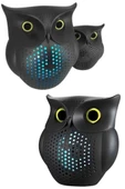 Bluetooth Hoparlör TWS Kablosuz RGB Işıklı Dekoratif Taşınabilir Baykuş - 5