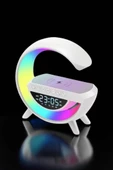 Bluetooth Hoparlör Dijital Göstergeli Wireless Şarj RGB Işıklı thumbnail 5