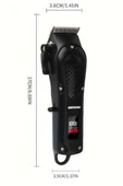 Profesyonel Saç Kesme Aleti Dijital Saç Sakal Tıraş Makinesi Uzun Ömürlü thumbnail 5