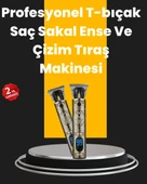 0.1 mm Hassas Kesim Tıraş Makinesi Şarjlı Metal Gövde - 1