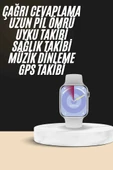 Akıllı Saat Kulaklık Hediyeli Uyku ve Sağlık Takibi Yapabilen Uzun Ömürlü - 2
