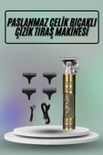 Saç Sakal Vücut Tıraş Makinesi Çizik Atma Makinesi Paslanmaz Çelik - 1