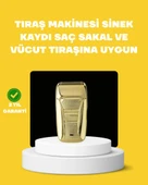 Profesyonel Kuru Kullanım Sakal Tıraş Makinesi Çift Başlıklı thumbnail 1