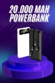 Powerbank 20.000 MAH Hızlı Şarj Özellikli Taşınabilir USB Girişli - 1