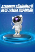 Projeksiyon Astronot Lamba Speaker Sevimli Astronot Bluetooth Hoparlör thumbnail 2