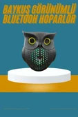 Baykuş Görünümlü Işıklı Bluetooth Speaker Bluetooth Hoparlör thumbnail 2