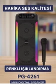 Ev ve Dış Mekan Kullanımına Uygun RGB Işıklı Hoparlör thumbnail 2