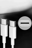 İOS Uyumlu Type-C Girişli Hızlı Şarj 15/15 Pro Max Adaptör ve Kablosu - 3