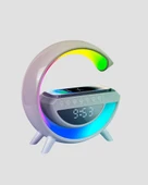 15W Hızlı Şarj Destekli LED Atmosfer Işığı ve Alarm Fonksiyonlu Lamba - 2