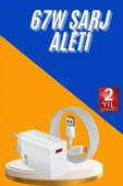 67W Hızlı Şarj Yüksek Voltaj Korumalı Type C Şarj Adaptörü - 2