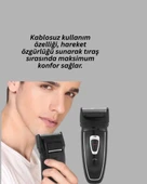 Darbelere Dayanıklı Kablosuz Erkek Tıraş Aleti - 3